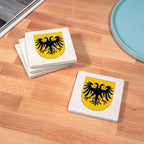 CafePress Holy Roman Empire After 1368 Tumbled Stone - Set of 4 Coasters Set of 4 - Image 3