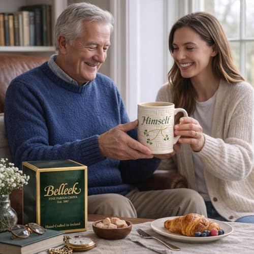Belleek Classic Himself Mug | Fine Parian China | Made in Ireland - Image 2