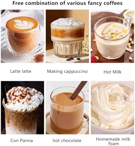 400W Commercial Milk Frother Machine, 580ml Stainless Steel Automatic Foam Maker, Hot Cold Latte Cappuccino Steamer for Home Coffee Shop Use - Image 4