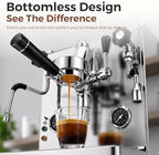 58mm Bottomless Portafilter - Compatible E61 Group Heads Espresso Machines - Image 4