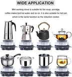 Mini Stove,Portable 500W Electric Mini Stove Hot Plate Multifunction Home Heater (US Plug 110V), suitable for the soup and the porridge,hot pot - Image 6