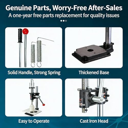 Tea Cake Pressing Machine, Hand Lever Compression Maker with 40mm Round Forming Mold, Adjustable Angle Manual Press for Puer Tea Ball Production, Stainless Steel and PP, 160kg Capacity - Image 4