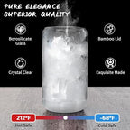 20Pcs Glass Cups with Bamboo Lids and Straws, 16oz Can Shaped Glass Tumbler - Image 5
