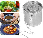 Stainless Steel Seasoning Bag Tea Strainers & Filters Tea Ball Strainers Tea Infuser Multipurpose Filter Seasoning Strainer, Seasoning Strainer for Gravy Soup Taste (1.3L) - Image 3