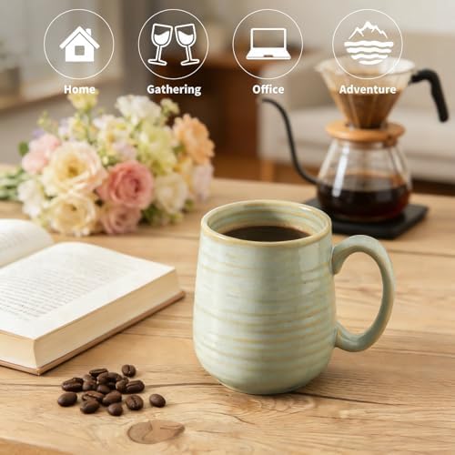 Coffee Mugs Set of 4, 15 Ounce Coffee Cups,Large Mug Set for Gifts - Image 3