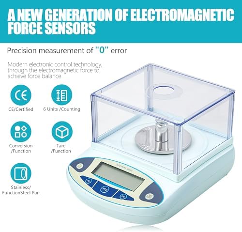 CXRCY Lab Scale 500g x 0.001g, Digital Scale with Windshield - Image 3