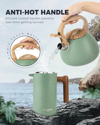 POLIVIAR French Press Coffee Maker & Tea Kettle - Image 6