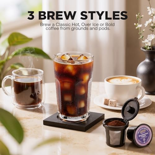 Tastyle Single Serve Coffee Maker Hot and Iced with Bold Brew, Up to 16 Oz - Image 3