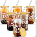 6 Set Employee Appreciation Gifts Glass Cups, Novelty Style by Purpeak