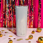 kate spade new york 24 oz Stainless Steel Tumbler, Gold Pinstripe - Image 3