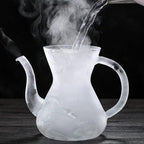 Pour Over Coffee Maker,800ml/27oz Paperless Borosilicate Glass Carafe and Reusable Stainless Steel Permanent Filter,Glass Coffee Pot,Manual Coffee Dripper Brewer - Image 5