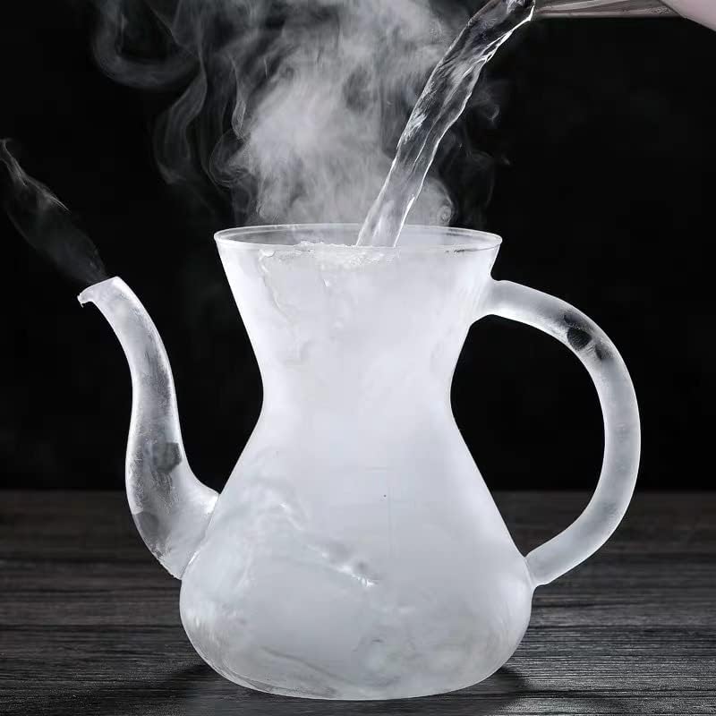 Pour Over Coffee Maker,800ml/27oz Paperless Borosilicate Glass Carafe and Reusable Stainless Steel Permanent Filter,Glass Coffee Pot,Manual Coffee Dripper Brewer - Image 5