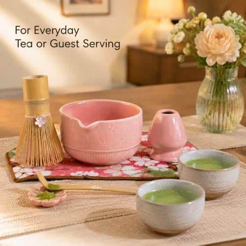 Bamboo Matcha Tea Set with Whisk and Bowl, Japanese-Style Home Practice - Image 6