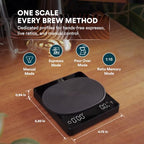 Ovalware Pulse Coffee Scale with Timer | Espresso Scale 0.1g Precision - Image 2