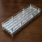 Single Dose Coffee Bean Storage Tubes, Coffee Bean Cellars with One-Way Exhaust Valve, with 14 Pcs Glass Tubes, Metal Stand and Hopper, Capacity 20-22g - Image 5
