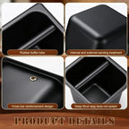 2.2L Large Espresso Knock Box with Lid, Stainless Steel Knock Box - Image 3