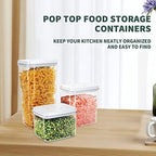 Airtight Food Storage Containers, 3.5/2.1/1.3 Qt, 3-Piece Set - Image 2