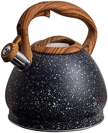 Stovetop Kettle 3L Large Capacity Tea Kettle Whistling Stainless Steel Teakettle for All Stovetop with Ergonomic Handle Teapot Kettles for Stove(D) by Unknown