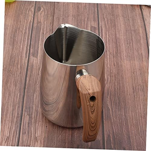 1Pc Pot Resisting Container Soap Measuring Candle Chocolate Steel Cappuccino Spout Boiler Holder Heat- Frothing Stainless Handle Candles Melting Wax Pitcher Scale Cups an - Image 2
