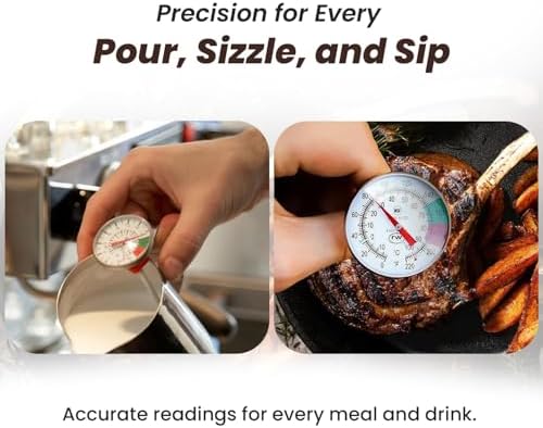 Rattleware 7 Inch Easy Steam Thermometer Milk Frothing Barista Pack of 2 - Image 6