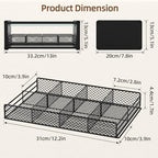 Tea Bag Organizer, Tea Organizer and Storage with Drawers, Tea Bag Holder with Divided Compartments, Wooden Kitchen Organizers and Storage for Kitchen, Countertop, Office, Tea Station - Image 3