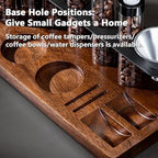 Single Dose Coffee Bean Cellars 8 Pcs, Coffee Bean Container, with Walnut Wood Base, Funnel, One-Way Exhaust Valve, 22-23g Capacity, for Coffee Bean Cellars - Image 7