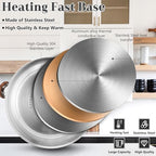 Harriet Whistling Tea Kettle, 3.1QT Food-Grade Steel Stovetop Teapot - Image 2