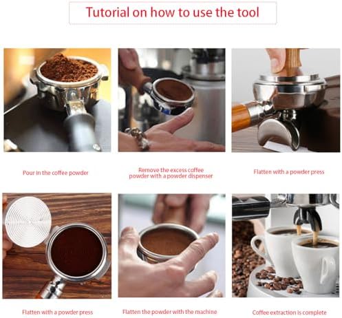 Coffee Distributor Tool – Stainless Steel & Walnut Wood, 53mm Adjustable Espresso Accessories for Professional Baristas(Coffee Distributor, 53mm) - Image 5
