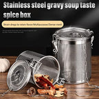 Spice Seasoning Strainer, Stainless Steel Seasoning Bag Tea Infuser Multipurpose Spice Filter Seasoning Strainer for Gravy Soup Taste Spice (0.7L) - Image 7