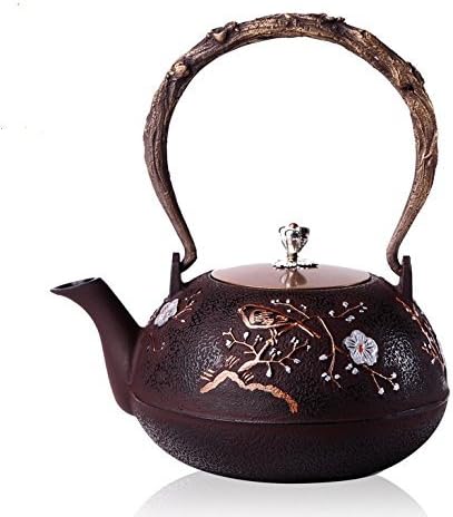 RUIKA Japanese tetsubin Cast Iron Teapot Plum blossom pattern Kettle 1200ml 40 Ounce by Unknown
