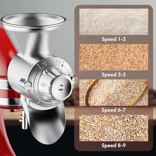 InnoMoon Metal Grain Mill Attachment for KitchenAid Stand Mixer - Image 4