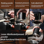 53MM Espresso Tools - Professional WDT Tool, Coffee Distributor & Tamper with 3-in-1 Design, 304 Stainless Steel Barista Essentials for Home Coffee Brewing, Beginner-Friendly Accessories - Image 3