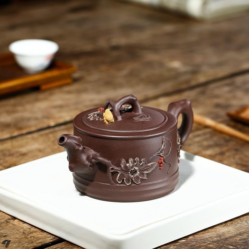 Tea Pots For Loose Tea Zisha Teapot Office Light Luxury Decoration Retro Classic Kung Fu Teapot Suitable For Most Tea Sets Tea Infuser Pot - Image 4