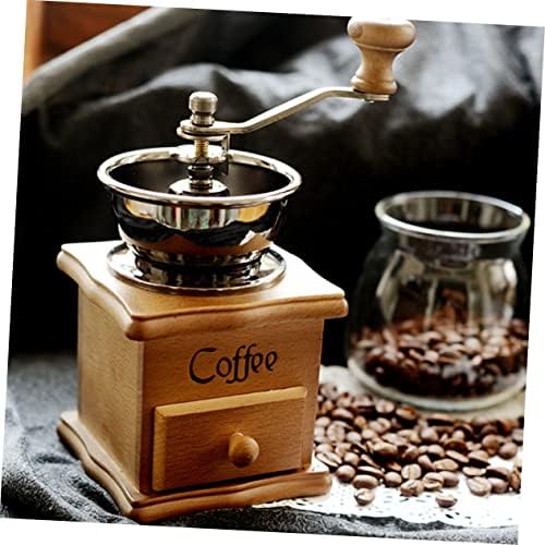 Alipis Fellow Coffee Grinder Manual Hand Crank Burr Mill Bean Grinder for Home Use - Image 6
