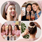 SiliFine 6 Set Neutral Bow Birthday Gifts Spa Sleepover Slumber Party Favor - Image 6