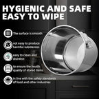 33L/8.7 Gal 304 Stainless Steel Containers with Lids 1116 Oz Airtight Containers with Lids and Lock Hole 304 Stainless Steel Container with Lid for Storage 304 Airtight Stainless Bucket - Image 5