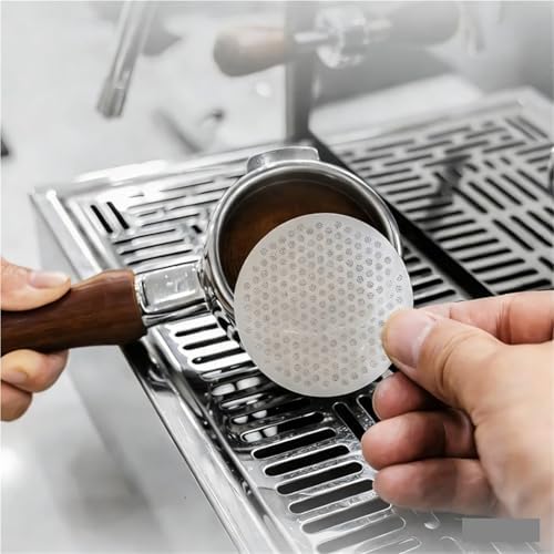 51mm/53mm/58mm 0.8mm Reusable Espresso Puck Screen Portafilter Barista Filter Tool Accessory(58mm 0.8mm) - Image 5