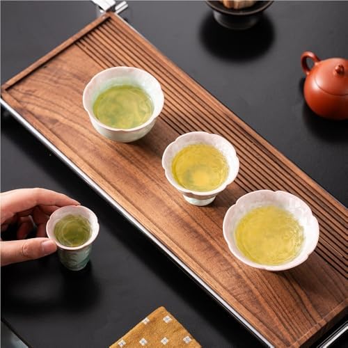 Ceramic Tea/Coffee Cup Set - Retro Crystal Glaze Espresso Cups, 3 oz, Hand-Painted, Suitable for Afternoon Tea or Coffee, Unisex Birthday Gift, Pink and Green Gradient(Gradient Stemmed Glass) - Image 6