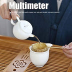 Pure Copper Tea Infuser Strainer, Reusable Loose Leaf Tea Filter, Double - Layer Fine Mesh Design for Home Office Use with Stylish Hand - Woven Hollow Shape - Image 3