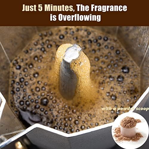 SHANGSKY Coffee Pot Electric Moka Pot 6 Cup, Aluminum Espresso Coffee Maker - Image 4