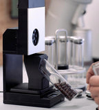 MD-1 coffee bean doser METAL version, MD-1 METAL coffee bean dispenser, coffee bean pre-dosing machine, single dose dispenser (Aluminum, Black) - Image 2