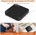 2 Pcs Espresso Cups & Rechargeable Mini Coffee Scale with Timer,3.4OZ/100ML Sliver Stainless Steel Espresso Shots Cup with Handle & 2kg/0.1g Black Coffee Scales - Image 6