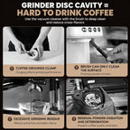 Mini Coffee Grinder Vacuum Cleaner, 2026 New Coffee Grinder Cleaner，Black - Image 6