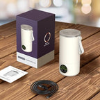 Portable Cordless 4 in 1 Milk Frother and Steamers with Temperature Control Screen and Stainless Steel Touch Control Macchiato Frother - Image 2