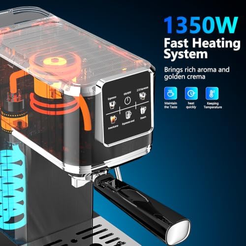 URintells Cuising Espresso Machine with Touchscreen And Cold Brew - Image 3