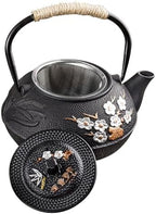 Japanese Cast Iron Teapot, 27oz/800ml Cast Iron Tea Kettle by HomeKitchen