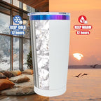 20 oz Tumbler Bulk Stainless Steel Tumblers with Lids and Straws White - Image 4