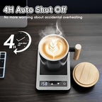 Coffee Mug Warmer & Mug Set 2025, Heated Cup for Desk with Temperature Control and Smart Auto Shut Off, 14oz - Image 2