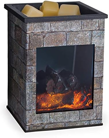 Candle Warmers ETC. Illumination Fragrance Warmer- Light-Up Warmer for Warming Scented Candle Wax Melts and Tarts or to Freshen Room, Grey Hearthstone - Image 2