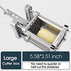 Sopito French Fry Cutter for Potatoes, 1/2 Inch Professional Grade (Pack of 2) - Image 3